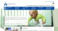 Desktop Screenshot of kauniaistenseurakunta.fi
